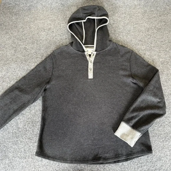 Carbon2Cobalt Hoodie Mens Gray Medium Pullover Thermal Casual Sweatshirt Comfy - Picture 1 of 6